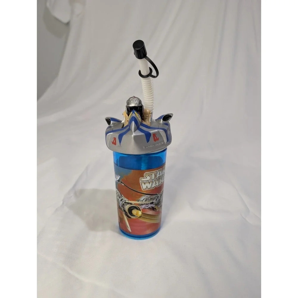 Vintage Star Wars Episode 1 Anakin Skywalker Pod Racer Pilot - 12 oz Cup Tumbler